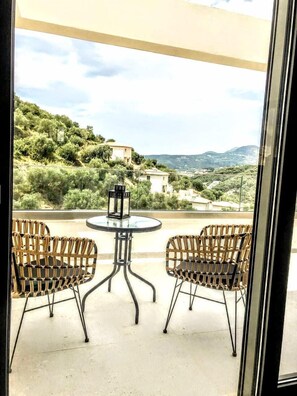 Luxury Suite, Balcony, City View | Balcony view - LefkoParga luxury Suites  (Parga)
