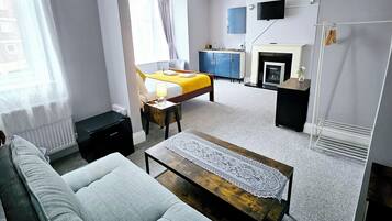 Studio Superior, pemandangan laut terbatas | Kedap suara, setrika/meja setrika, dan Wi-Fi gratis