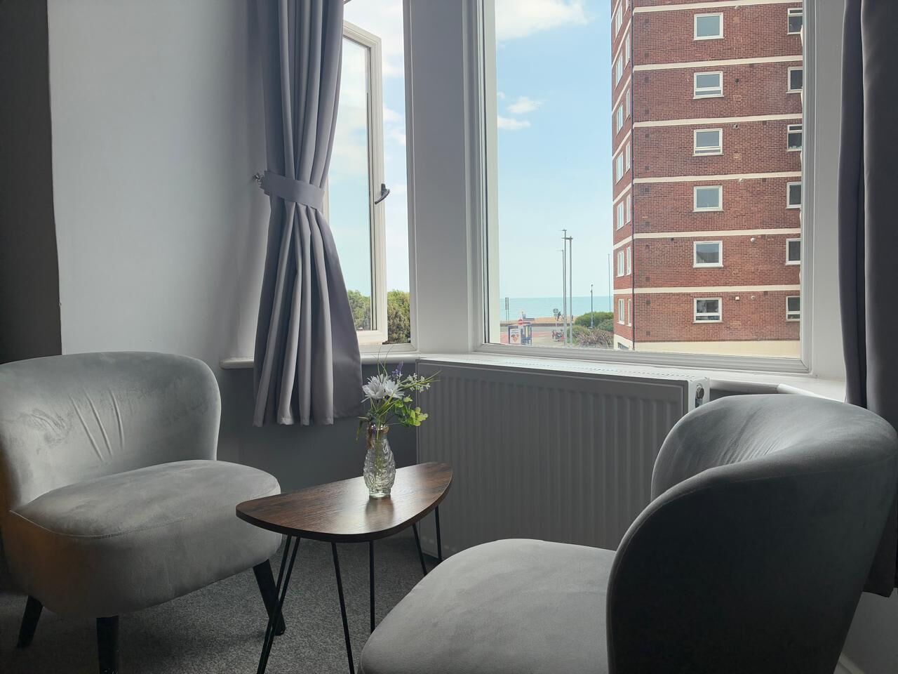 슈피리어 스튜디오, 부분 바다 전망 | 방음 설비, 다리미/다리미판, 무료 WiFi