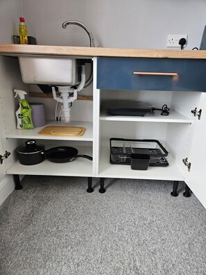 Studio Superior, pemandangan laut terbatas | Dapur pribadi