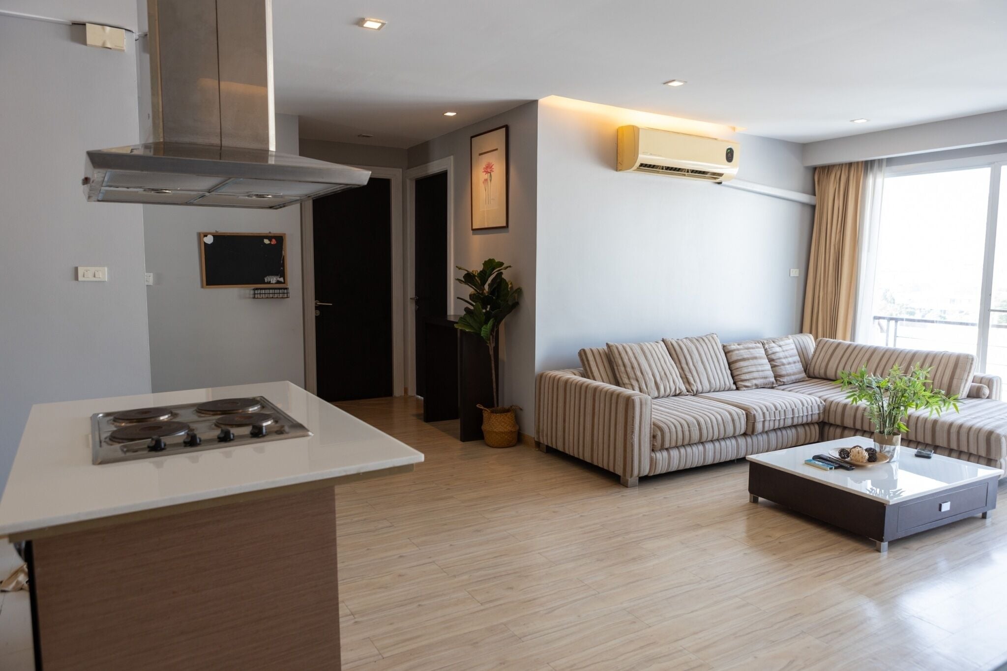 Chambre Double Familiale, vue ville