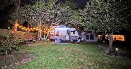 Pleasant camping on a private lakefront property on lake Griffin in Leesburg, FL