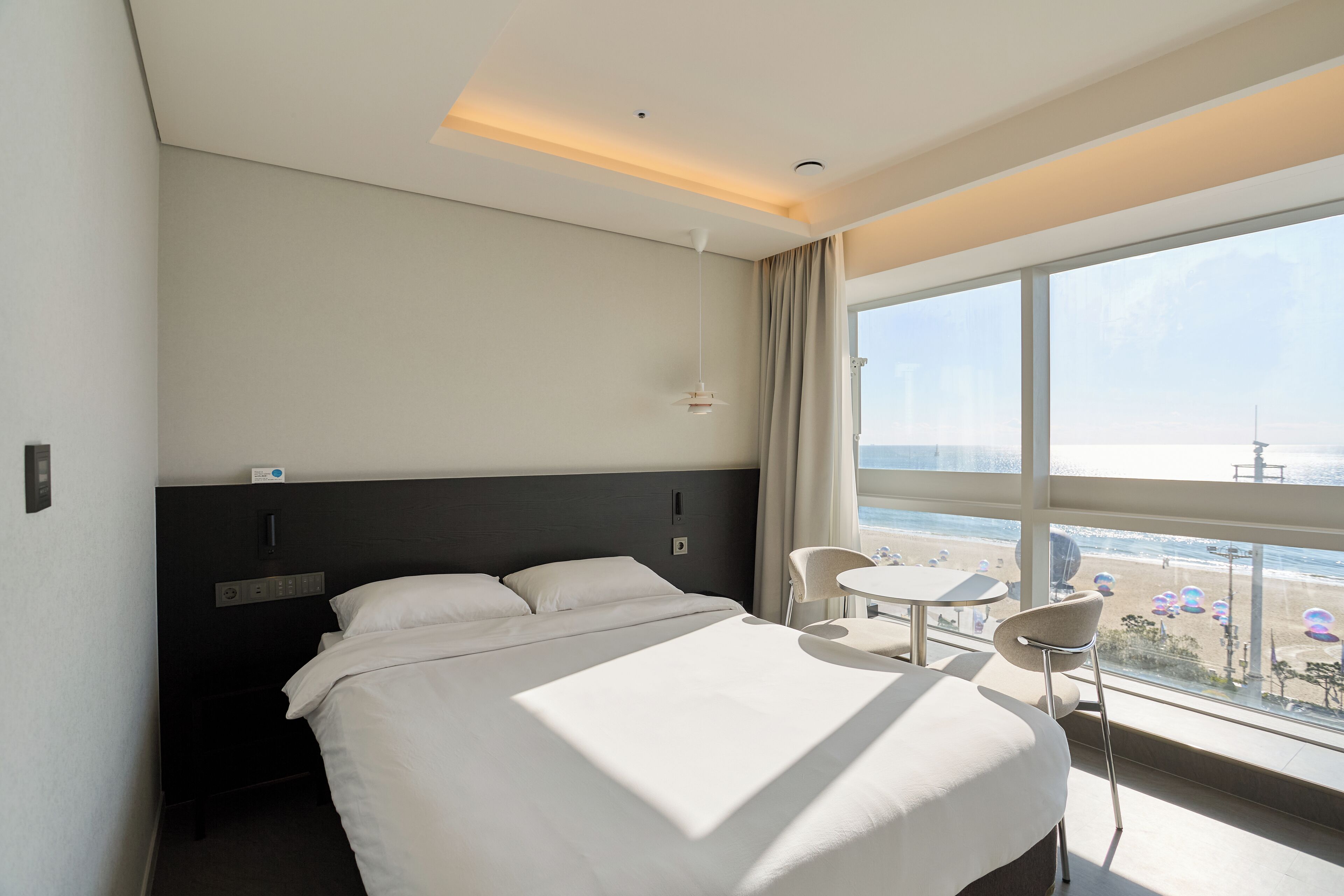 Habitación Deluxe doble, vistas a la playa | Vistas al mar