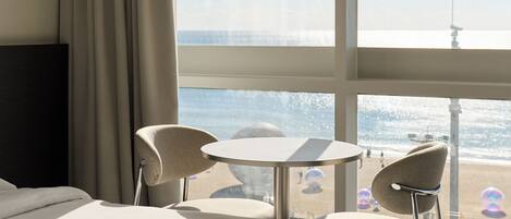 Habitación Deluxe doble, vistas a la playa | Vistas al mar