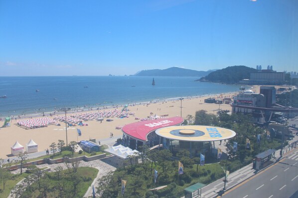 숙박 시설에서 보는 주변 전망