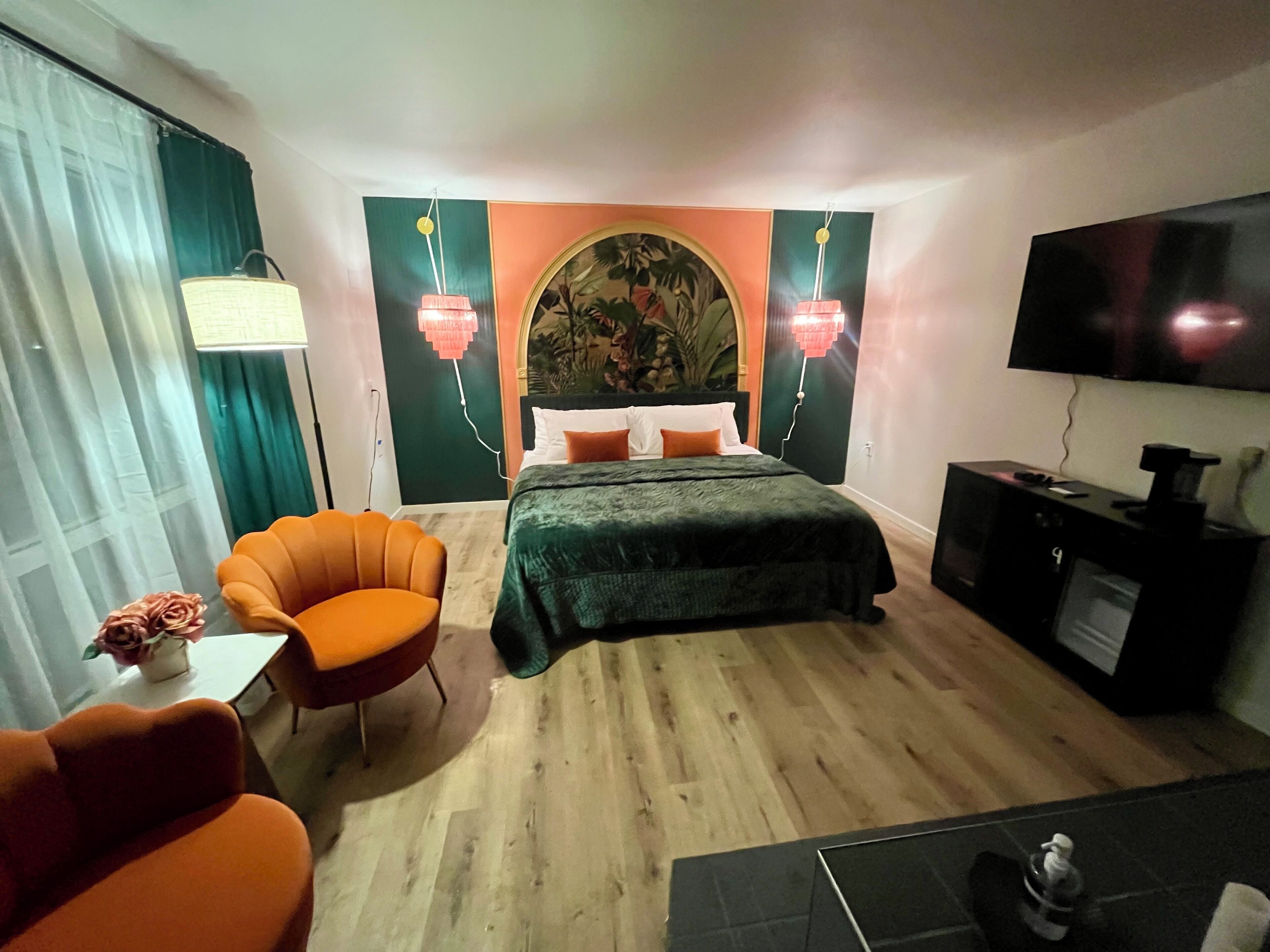 Honeymoon kamer, 1 kingsize bed | Gratis wifi, beddengoed