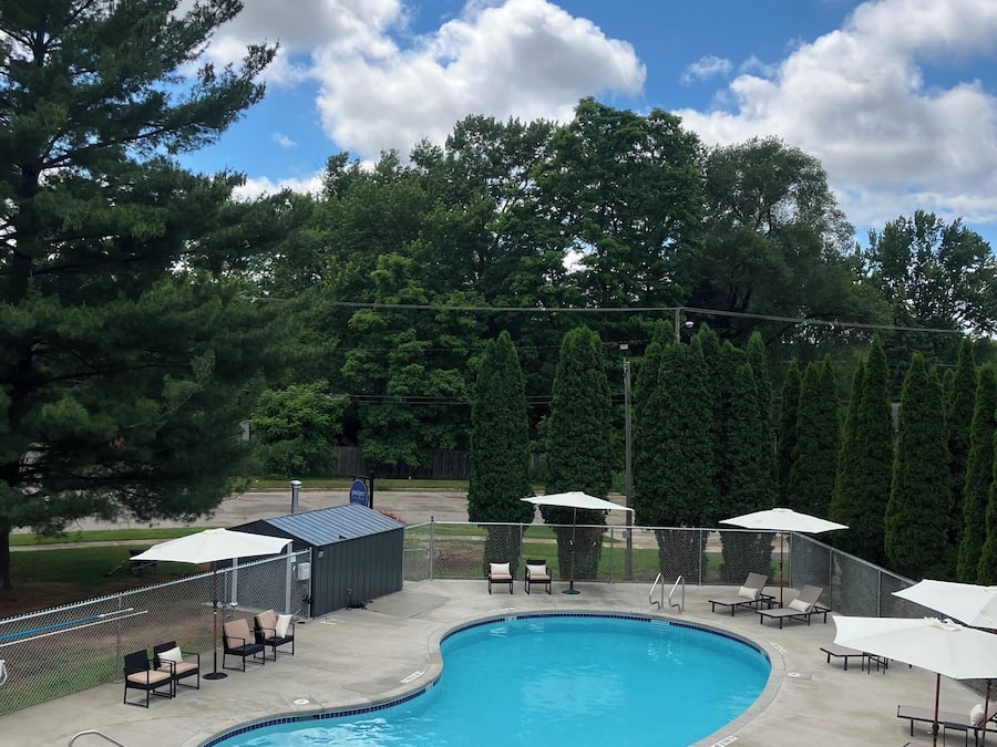 Seasonal outdoor pool