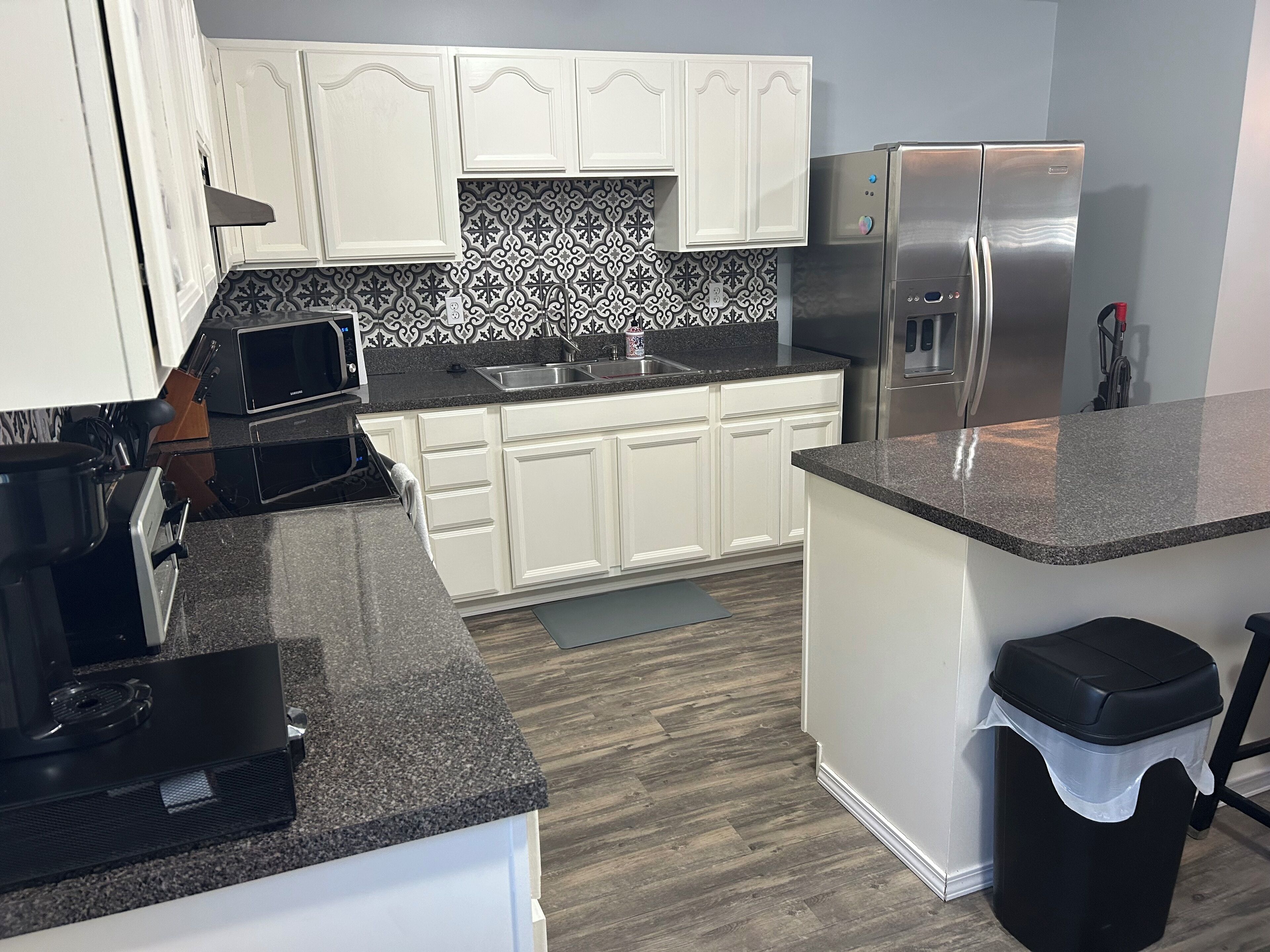 Microwave, oven, stovetop