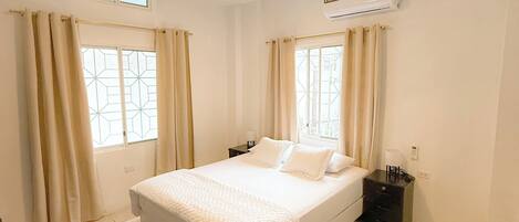 2 habitaciones, internet y ropa de cama