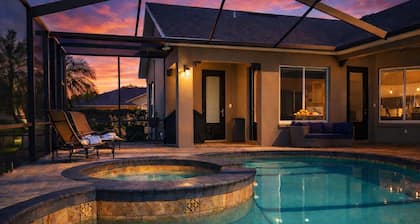 Single-level home w/ pool & hot tub