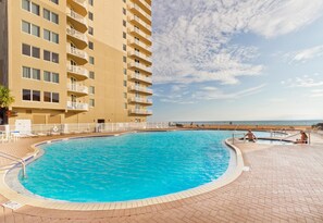 Condo, 1 très grand lit et 1 canapé-lit (Tidewater 3006) | Piscine | Piscine intérieure, piscine chauffée