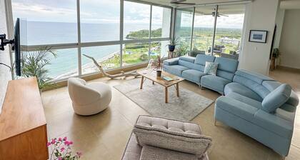 OceanView 3Bedroom 19th-Floor Apartment: 5 Pools, Restaurant, Spa & Fitness Room