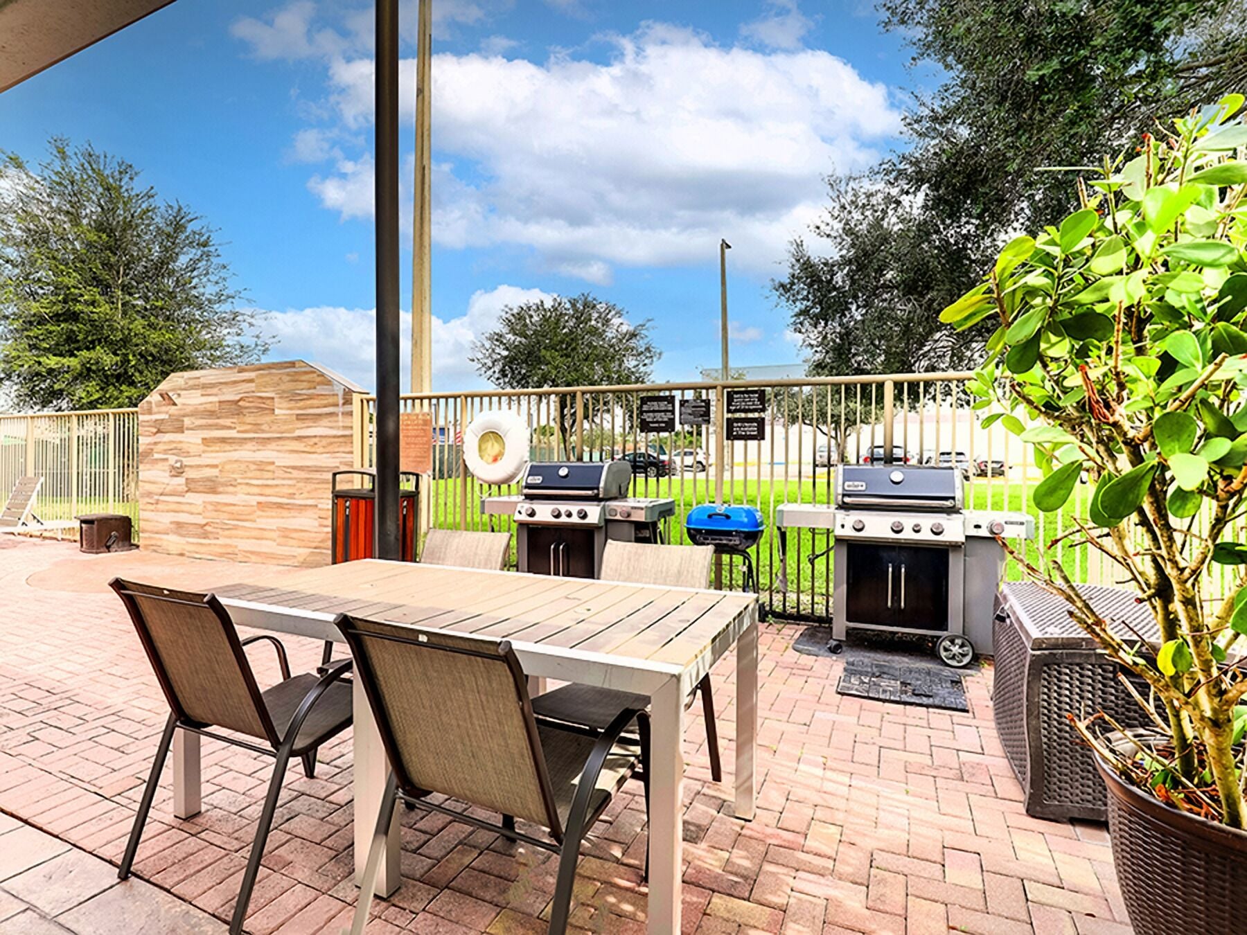 Gather outside for easy grilling and relaxed patio meals.