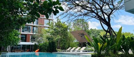 Alberca al aire libre