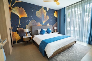Luxury Villa | Premium bedding, memory foam beds, individually decorated