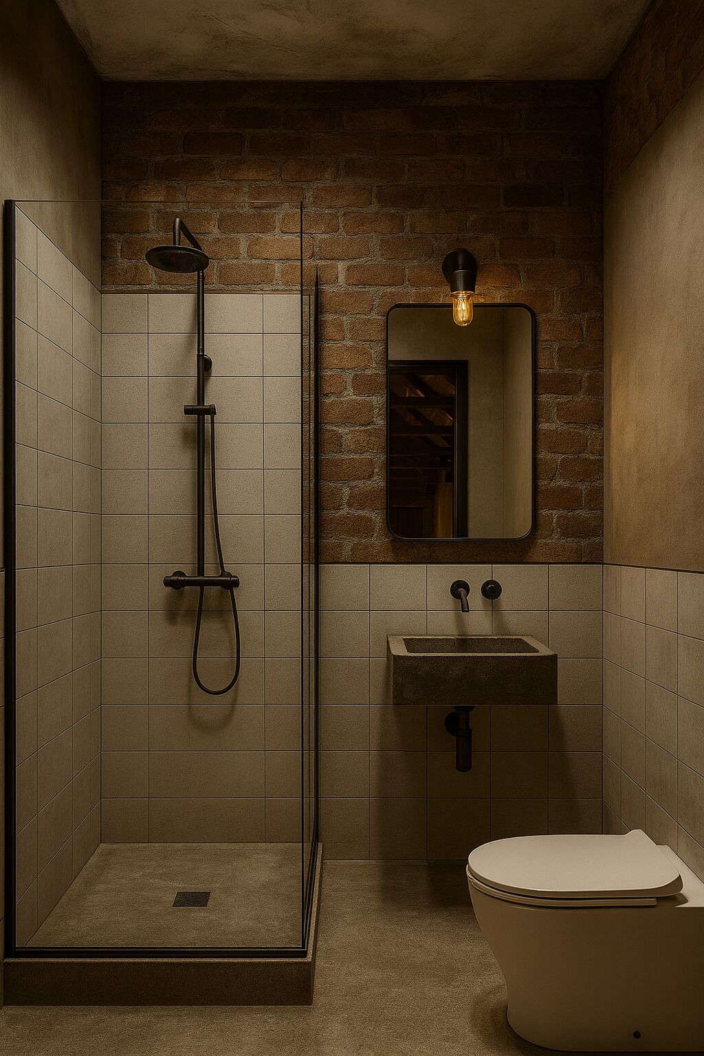 浴室 | 淋浴設備、吹風機、毛巾、肥皂