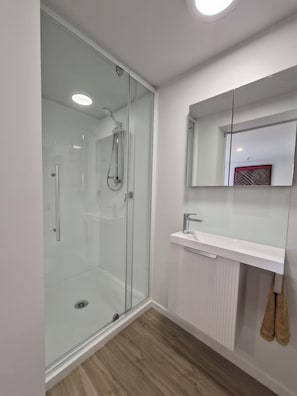 Towels, soap, toilet paper