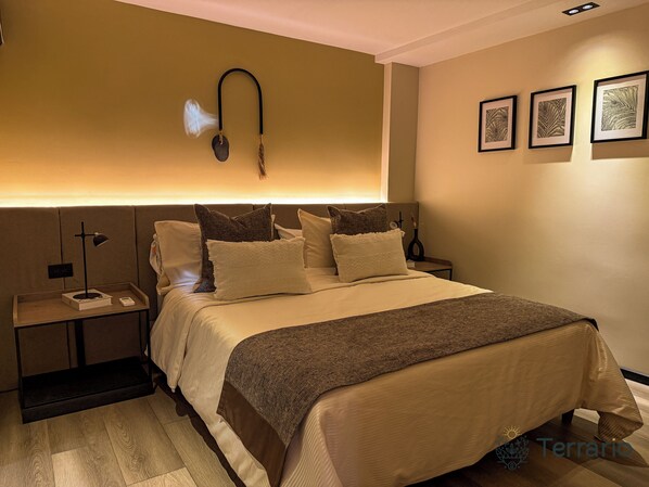 4 habitaciones, escritorio, wifi gratis y ropa de cama 