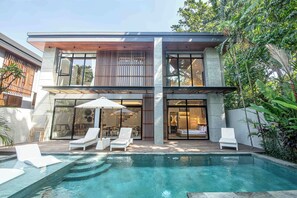Villa (5 Bedrooms) | Exterior - Contemporary 5BR Villa , 400 m From the Beach (Seminyak)