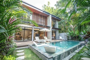 Villa (5 Bedrooms) | Exterior - Contemporary 5BR Villa , 400 m From the Beach (Seminyak)
