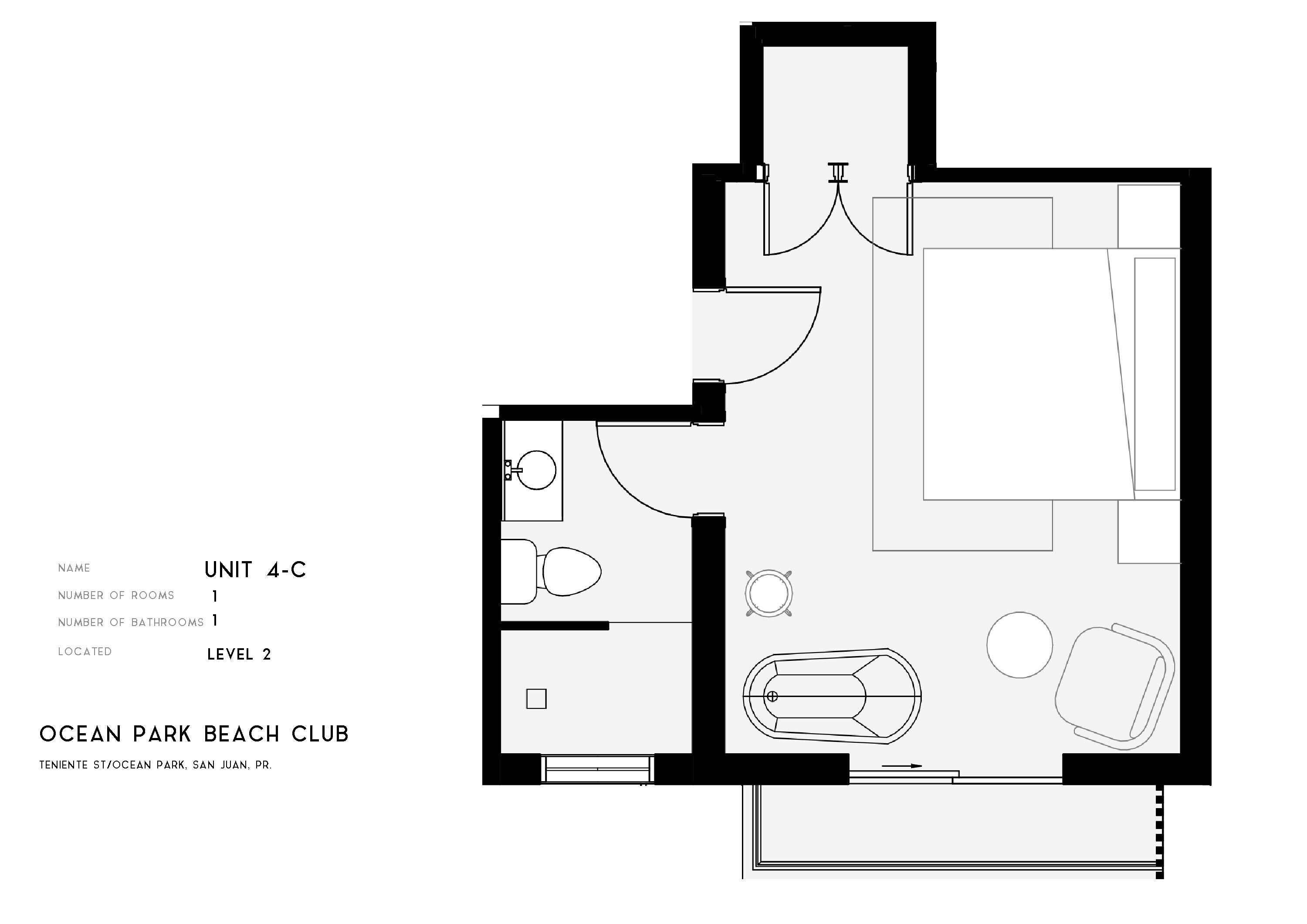 A floor plan with a bathroom, a kitchen, a dining area, and a living room.