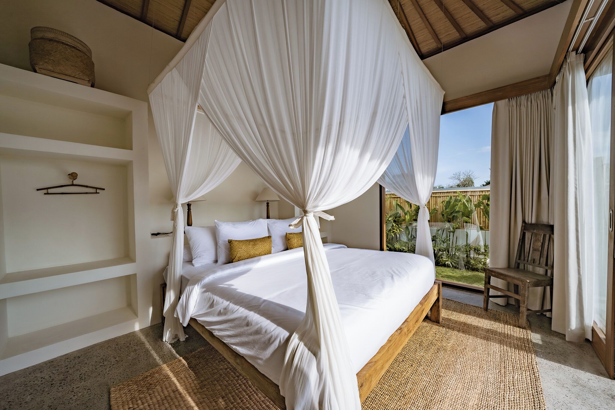 Deluxe Villa, Patio, Pool View | Egyptian cotton sheets, premium bedding, memory foam beds, desk