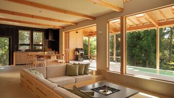 65-inch Smart TV with digital channels, video-game console, Netflix