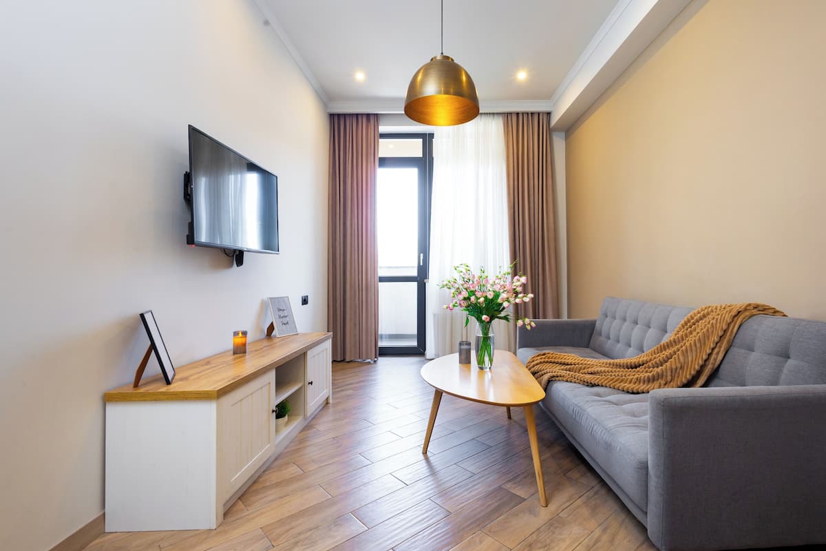 Apartemen Comfort, balkon | Area keluarga