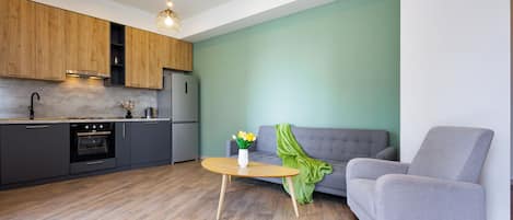 Classic Apartment, Balcony | Living area