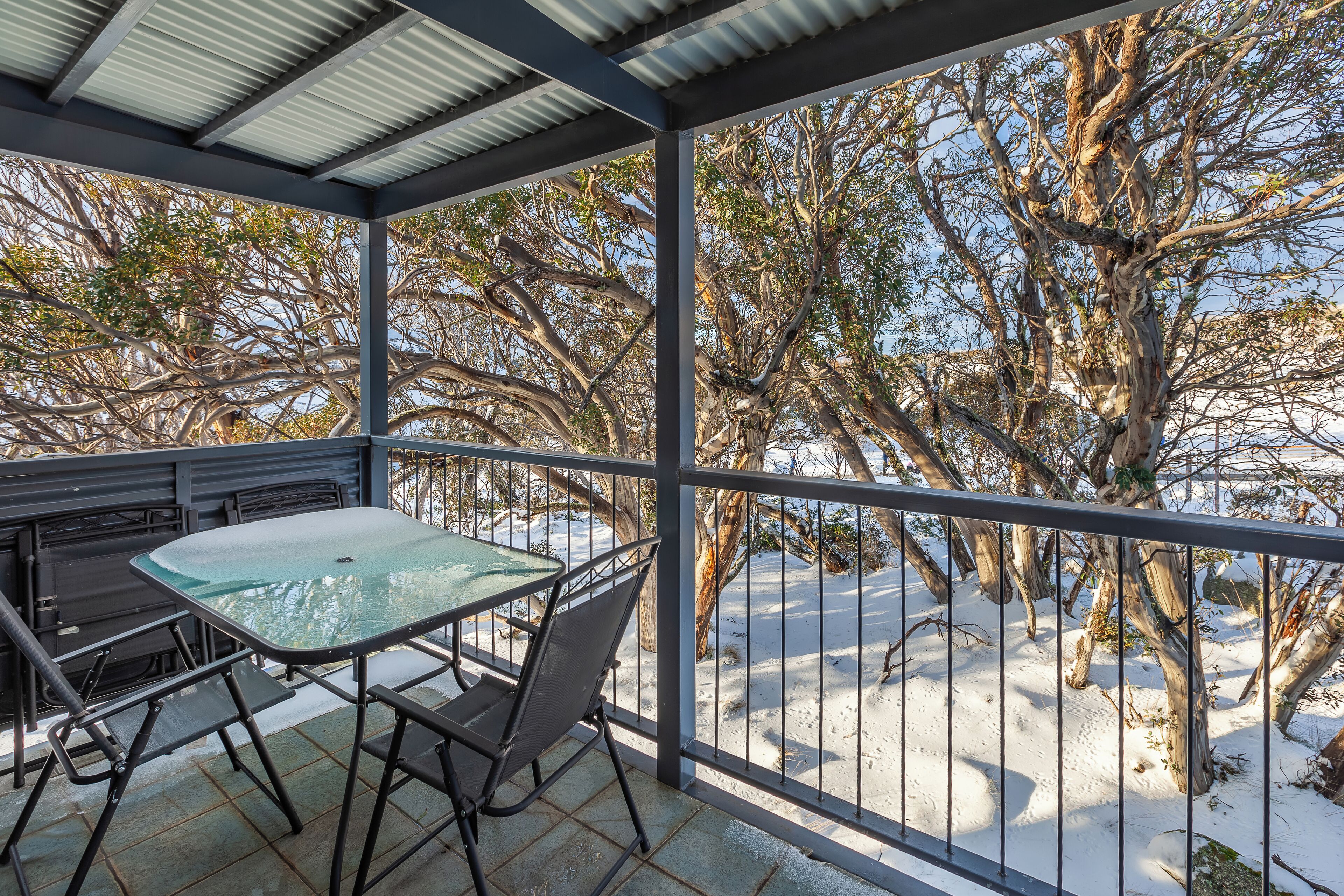 Lodge Chalet (Sleeps 4) | Terrace/patio