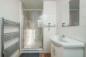 Shower, hair dryer