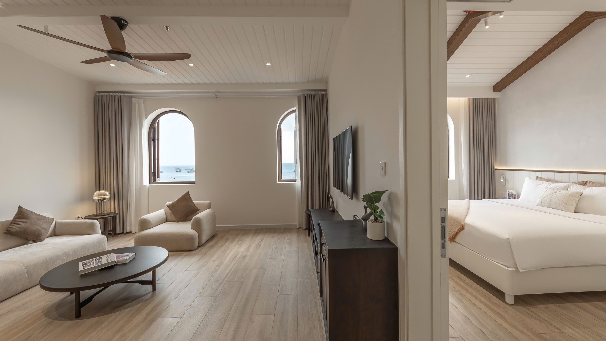 Deluxe Apartment, 1 Bedroom, Sea View