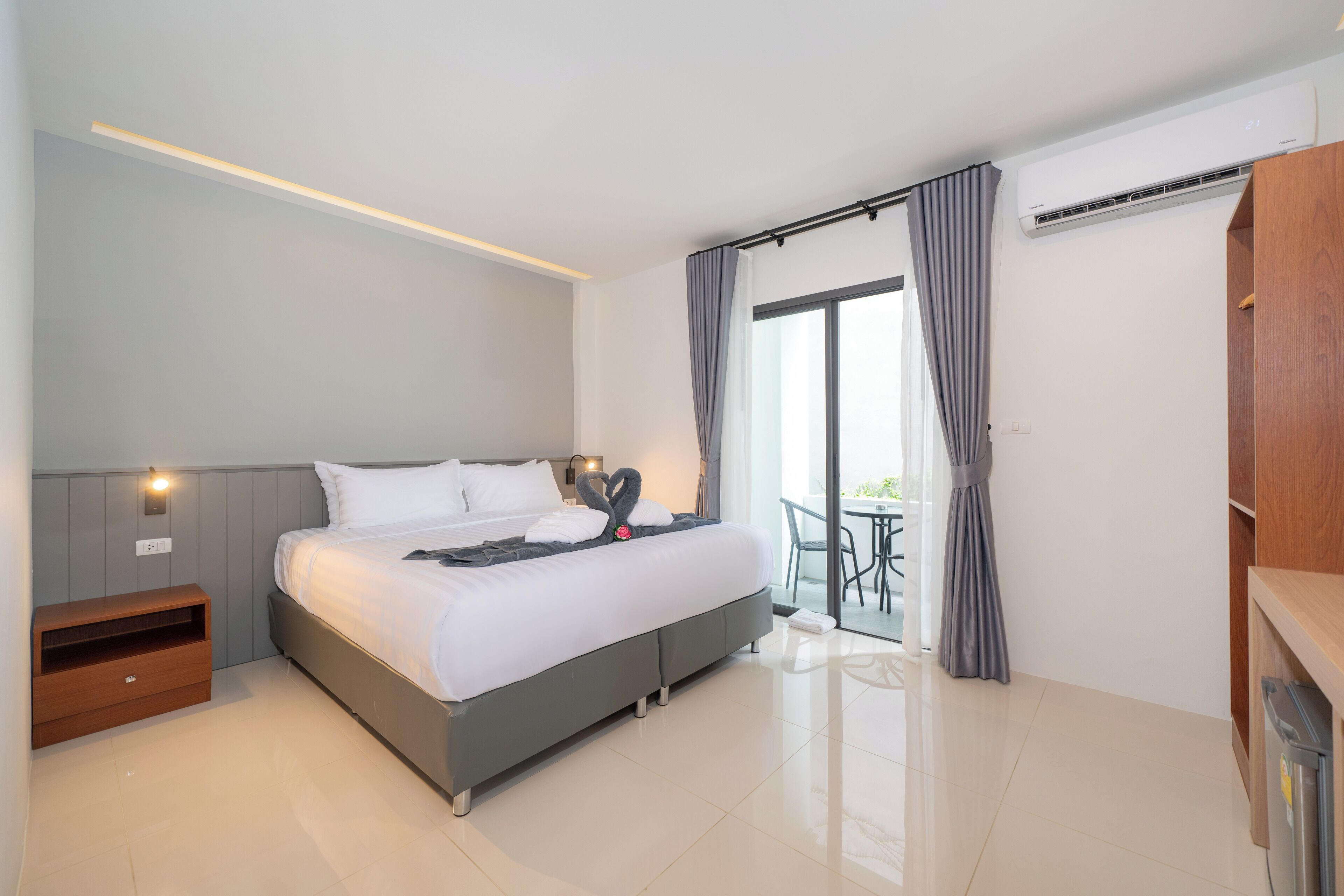 ห้องดีลักซ์ดับเบิล, ระเบียง | Wi-Fi ฟรี