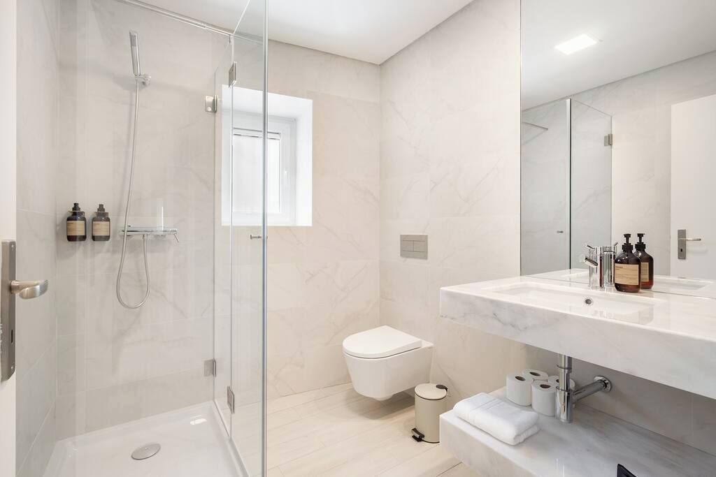 Shower, hair dryer