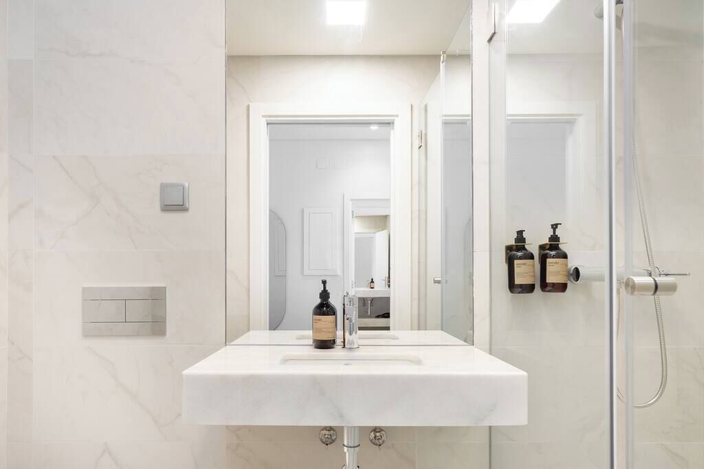 Shower, hair dryer