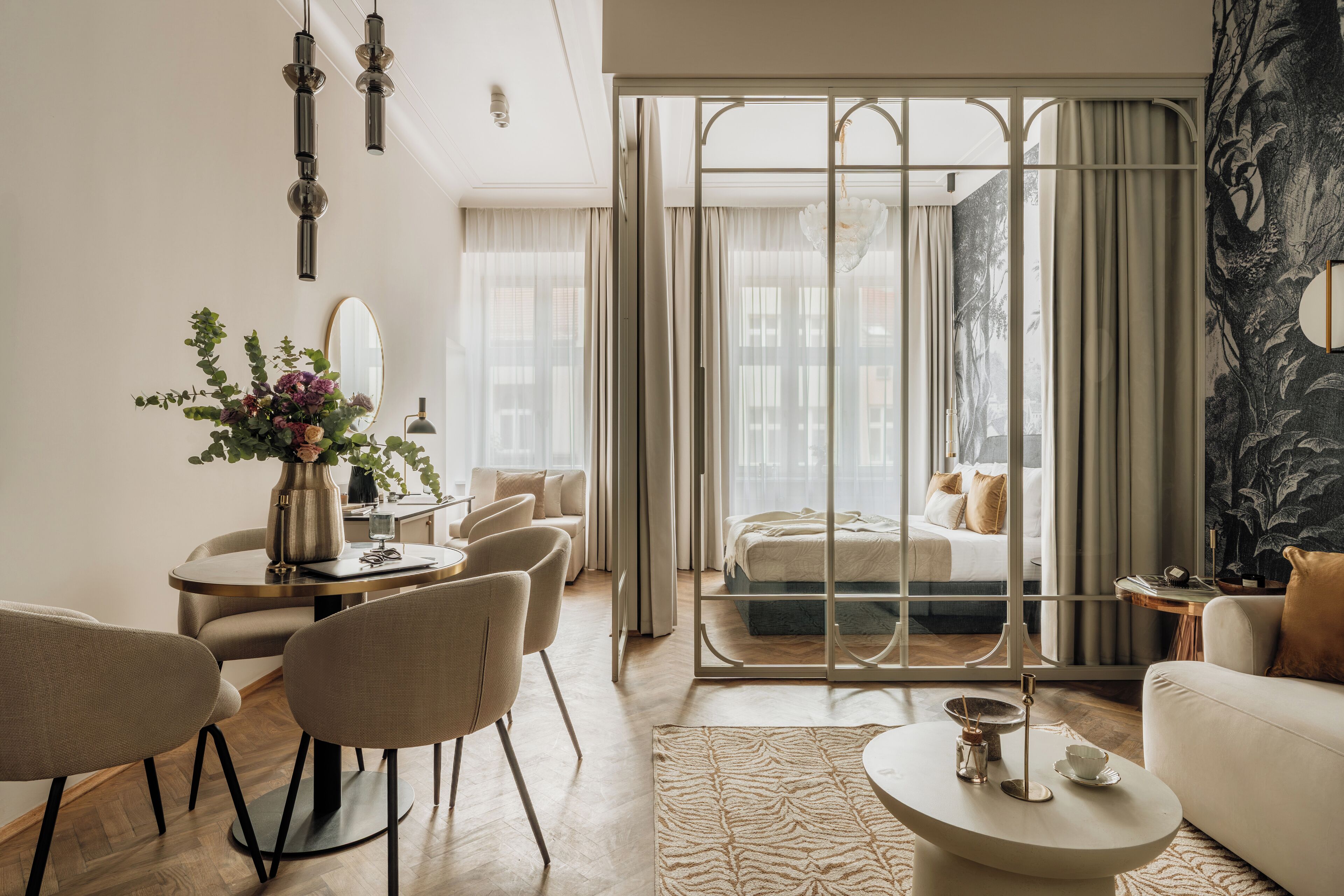 Family Room, City View | Living area