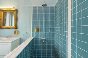 Shower, hair dryer