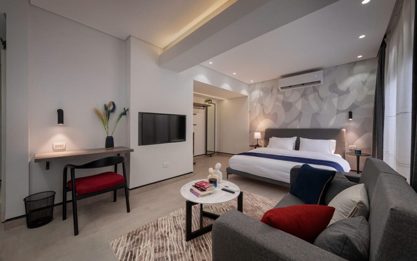 1 chambre, bureau, Wi-Fi, draps fournis