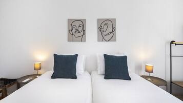 2 slaapkamers, een strijkplank/strijkijzer, wifi, beddengoed