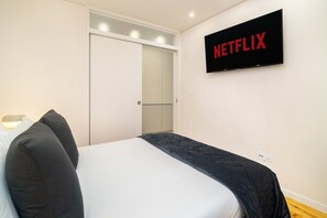 1 soverom, strykejern/-brett, wi-fi og sengetøy