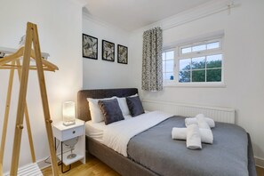 Maison familiale, patio | Literie fournie