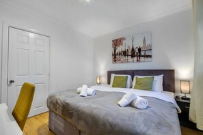 Familie huis, patio | Beddengoed