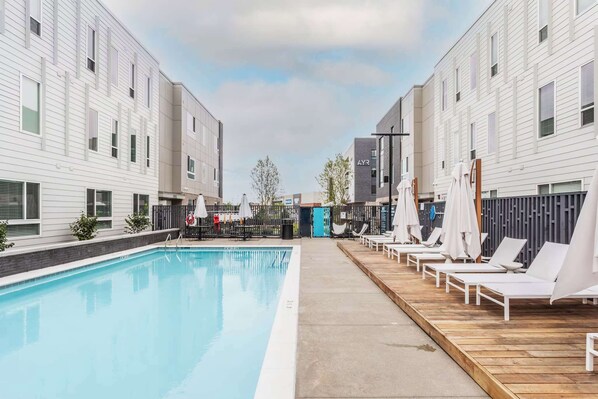 Seasonal outdoor pool