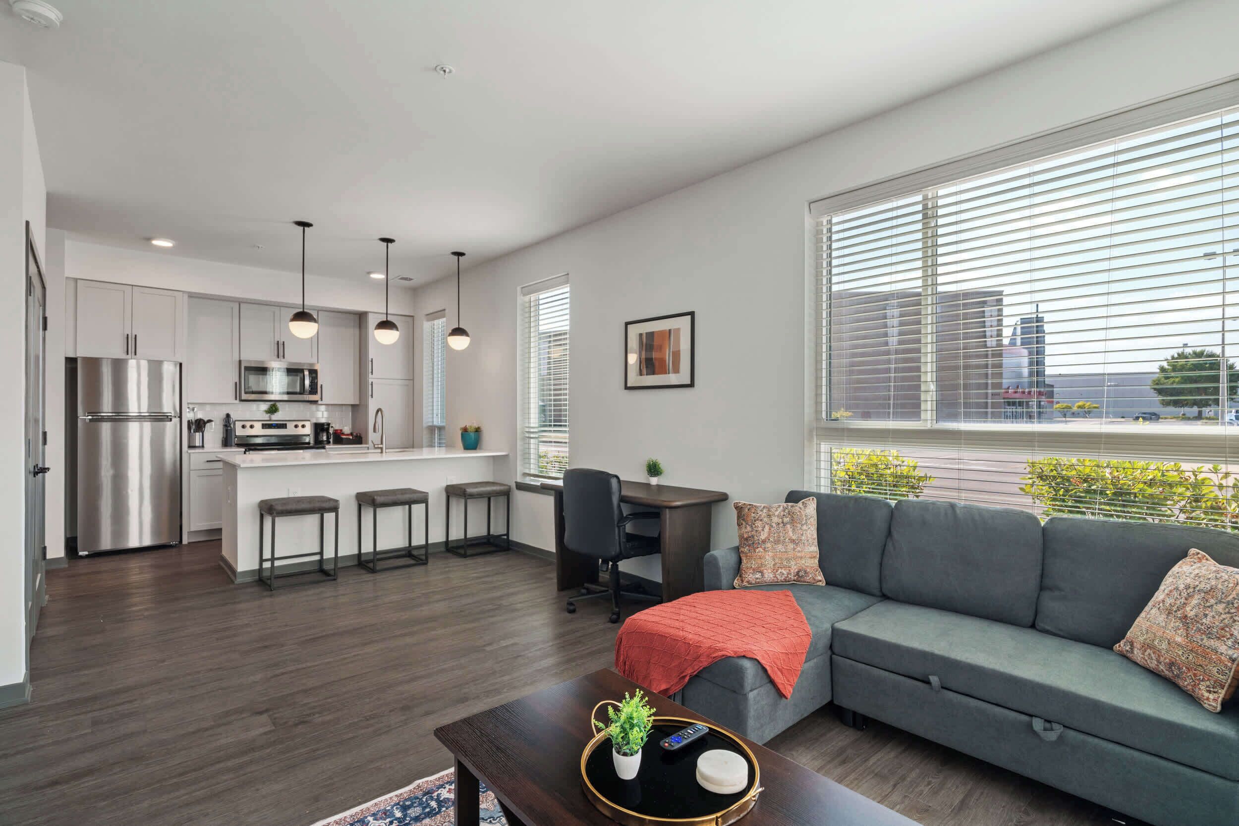 Departamento, 1 habitación | Área de sala de estar | Smart TV, Netflix, Hulu y servicios de streaming 