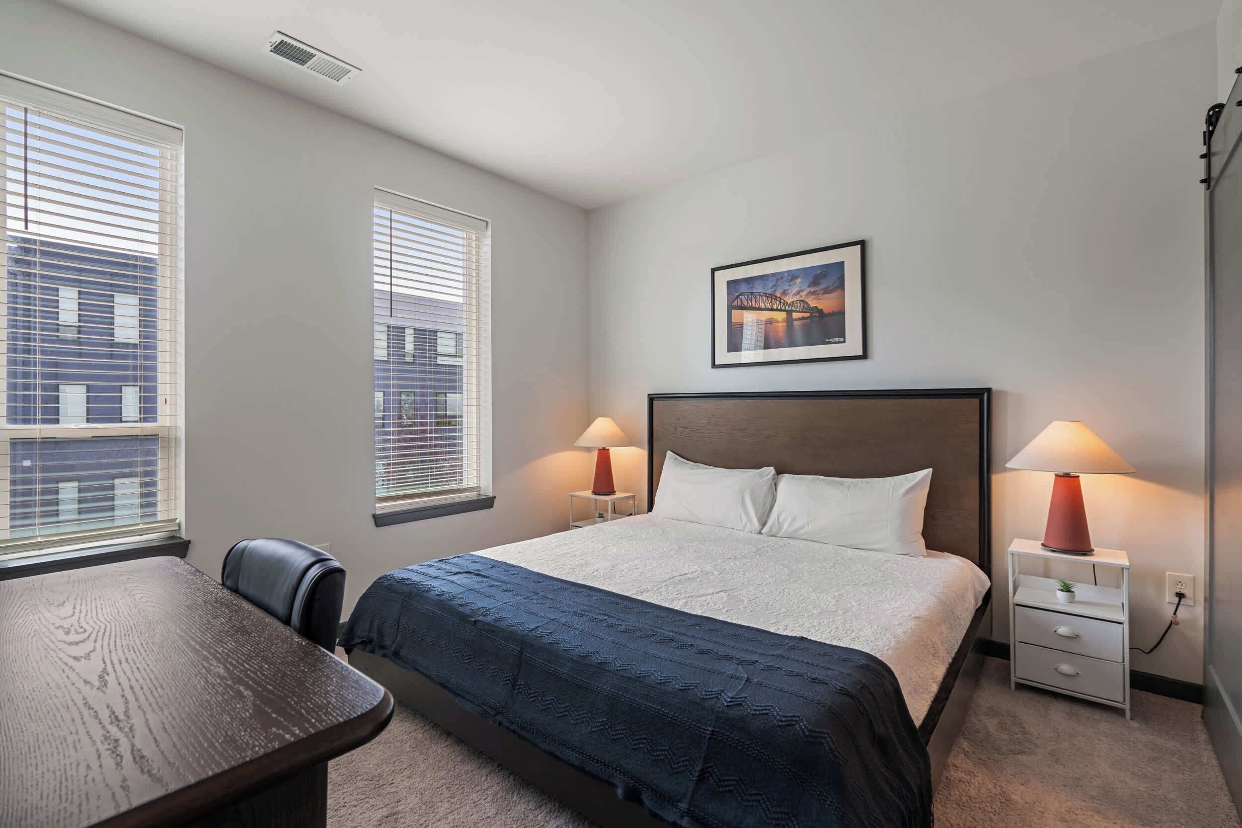 Apartment, 1 Bedroom | Desk, laptop workspace, iron/ironing board, free WiFi