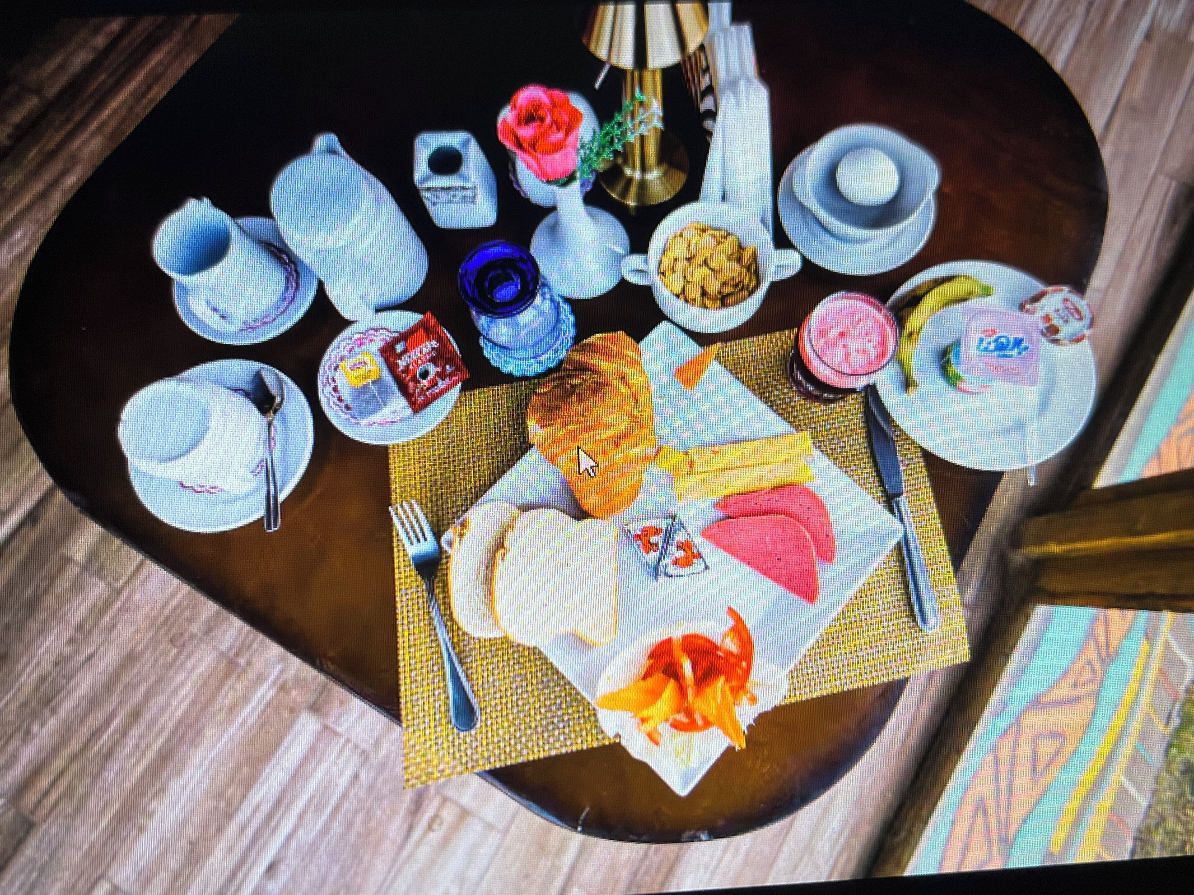 Restauration dans la chambre