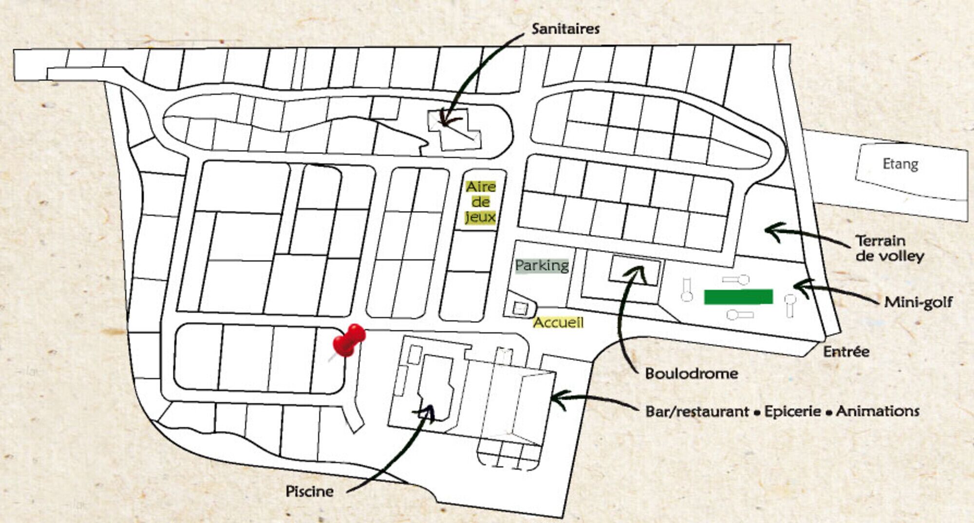 Kaart van accommodatie