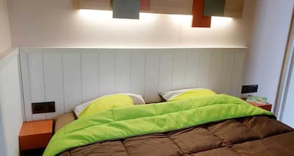 Chalet 'Camping Les Pialades - Mimosa' with Shared Pool, Private Terrace and Garden