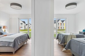 2 chambres, fer et planche à repasser, accès au Wi-Fi (inclus)
