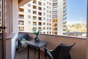舒适公寓, 2 间卧室, 阳台, 城市景观 | 阳台